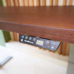 Регулируемый компьютерный стол Motor UP с регулировкой по высоте — столешница МДФ венге