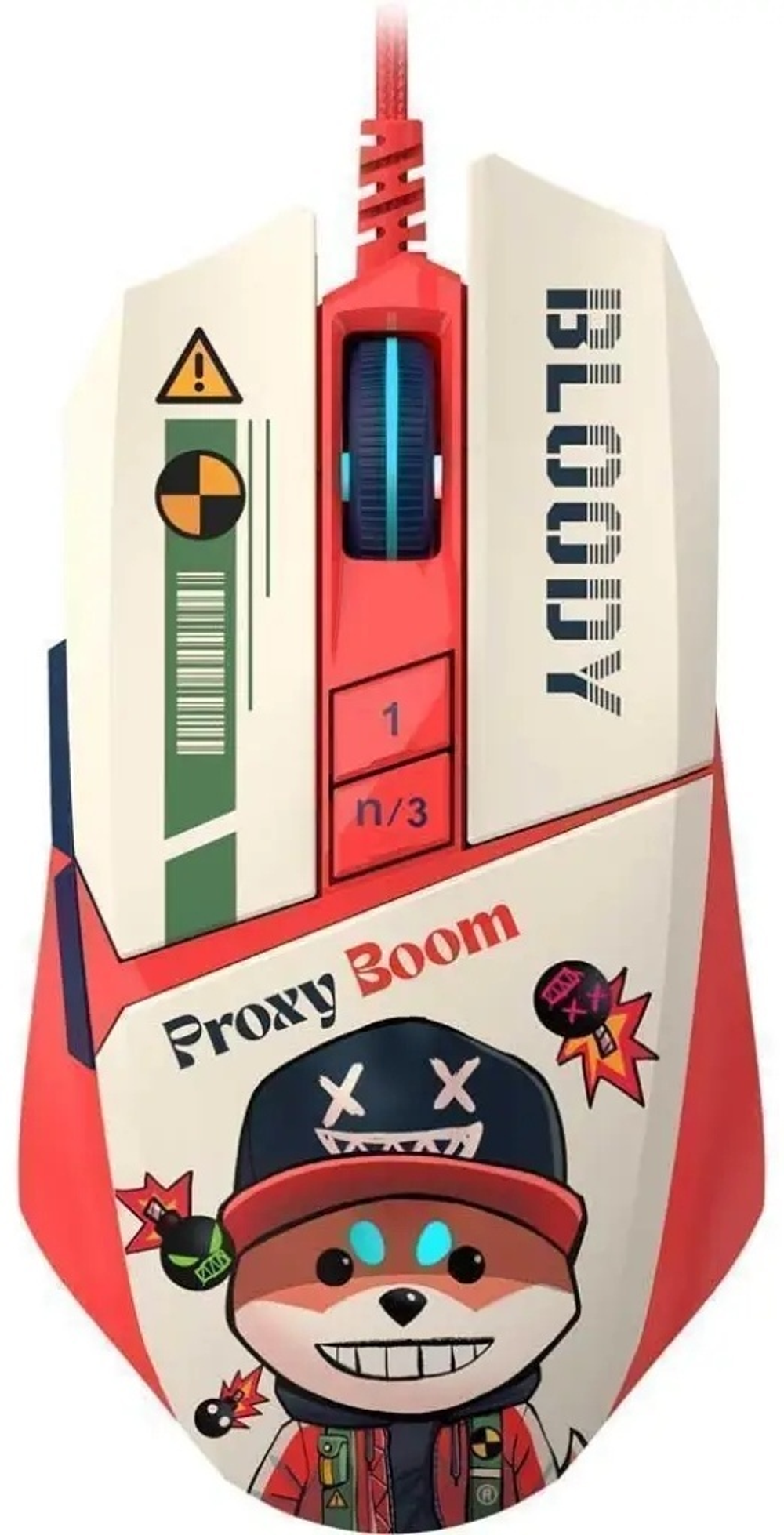 Мышь Bloody W63Max белый