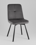 Стул Boun вращающийся велюр темно-серый