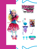 Кукла Monster High HXH75 — Lagoona Blue с питомцем Neptuna