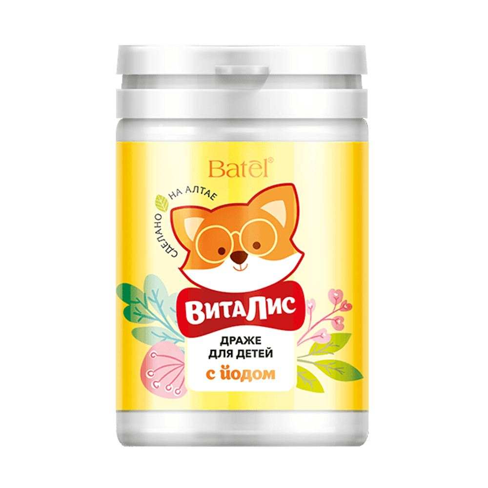 Batel «ВитаЛис» драже с йодом для детей 75г