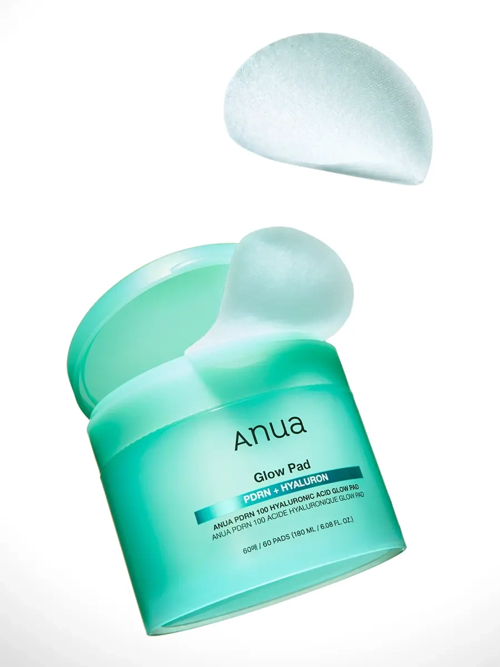 Anua Увлажняющие пэды с ПДРН и гиалуроновой кислотой для сияния кожи PDRN 100 Hyaluronic Acid Glow Pad 60 шт