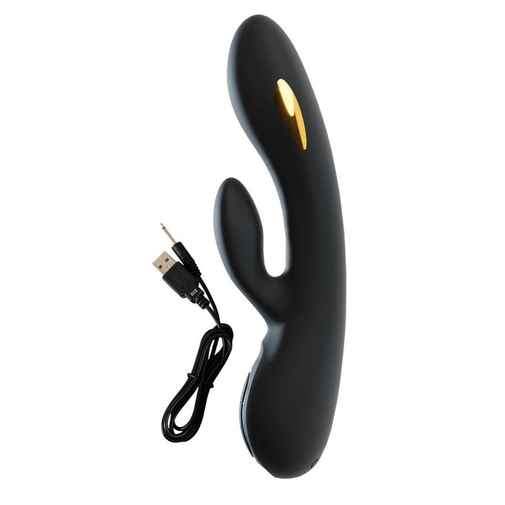 Вибратор XouXou E-Stim Rabbit с электростимуляцией