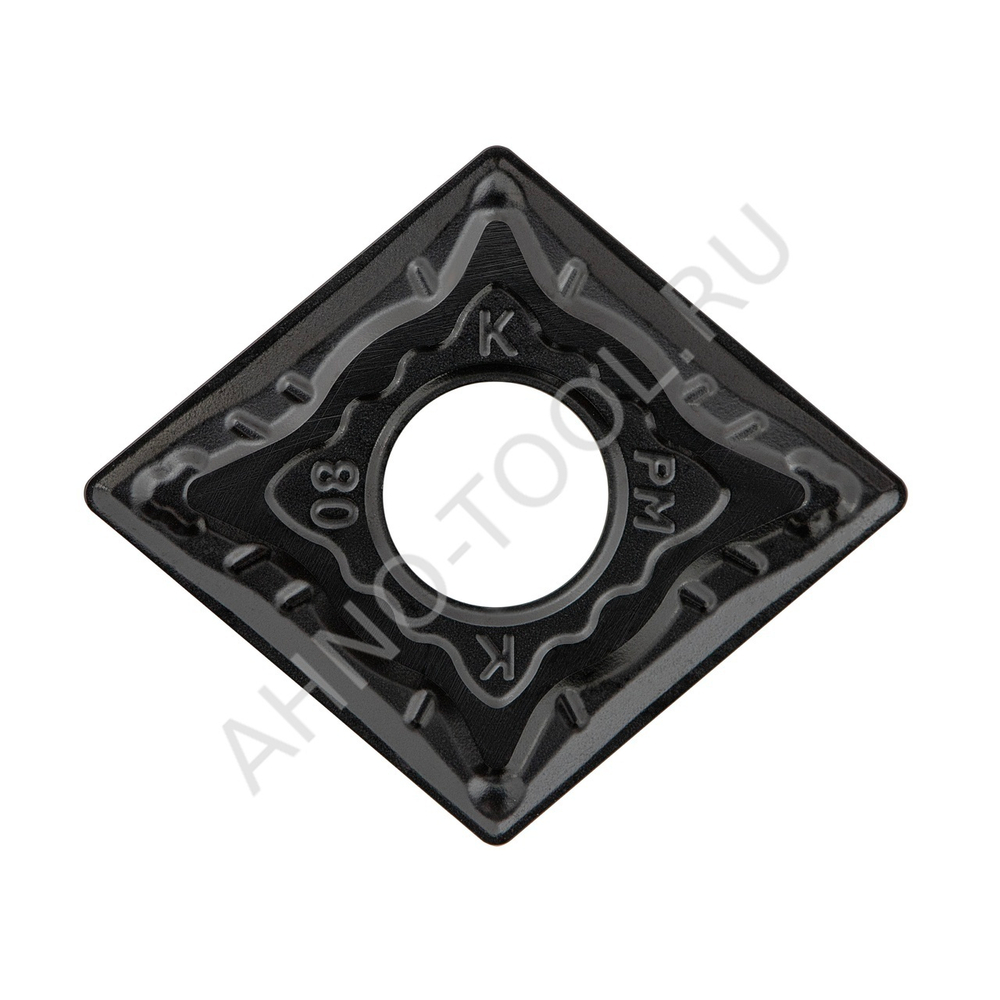 Пластина твердосплавная ISO CNMG190608-PMA ACP20E AHNO по стали, получистовая