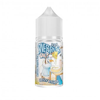 Жидкость SNEGOVIK Salt (20MG) 30 ml - Crazy Kitchen (Пирог с лимонным йогуртом)