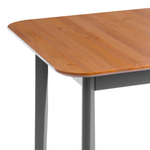 Стол Соната Люкс раздвижной/Sonata Lux extension table массив сосны, антик /графит, 120-(150)х75х75 см