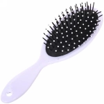 Расческа массажная «Валенсия - Нежные лилии», форма овал, 22*7см