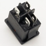 Переключатель 4-pin KCD1 15*21мм ON-OFF 6А 250В