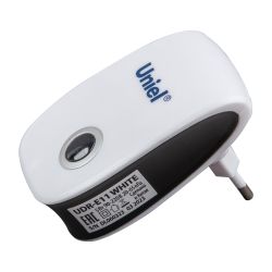 UDR-E11 WHITE Ультразвуковой отпугиватель насекомых и грызунов. 220В. Площадь до 80м2. Белый. TM Uniel