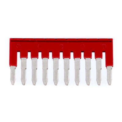 Перемычка вставная, для клемм на 2.5 кв.мм, 10-и полюсная