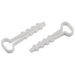 Дюбель хомут ЭРА NO-225-207 для плоского кабеля 6-12 мм белый (50 штук)