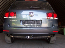 Фаркоп оцинкованный Galia V052C для Audi Q7 2006-2015, Porsche Cayenne 2002-2010, 2010-, Volkswagen Touareg 2002-2010, 2010-(паспорт и сертификат в комплекте)(без электрики)
