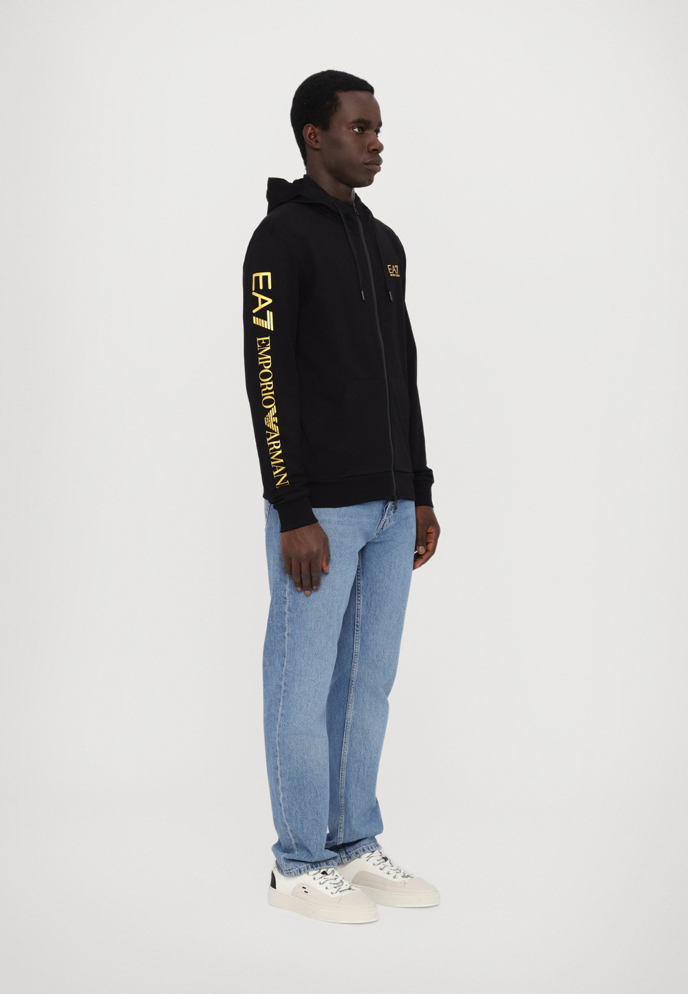 EA7 Emporio Armani UNISEX - Толстовка с капюшоном - Чёрный