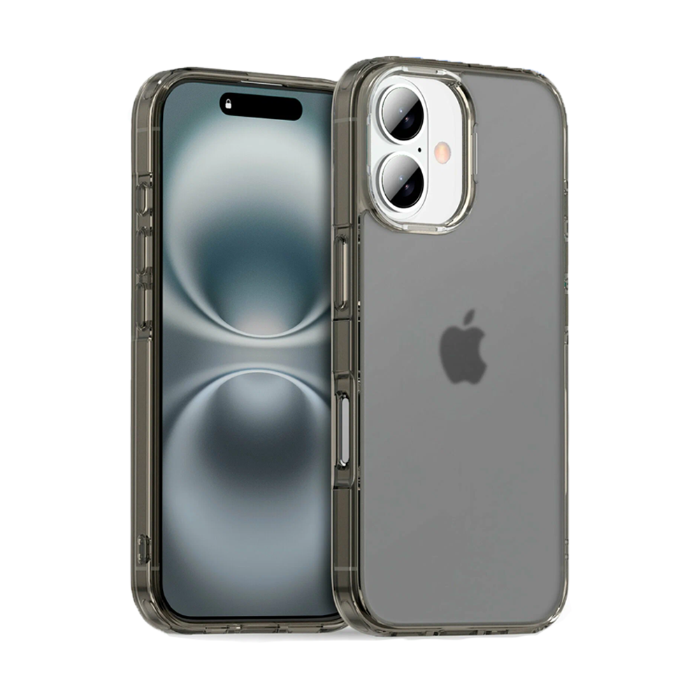 Чехол накладка iPhone 16 6.1" Gurdini Alba Series Protective Smoke