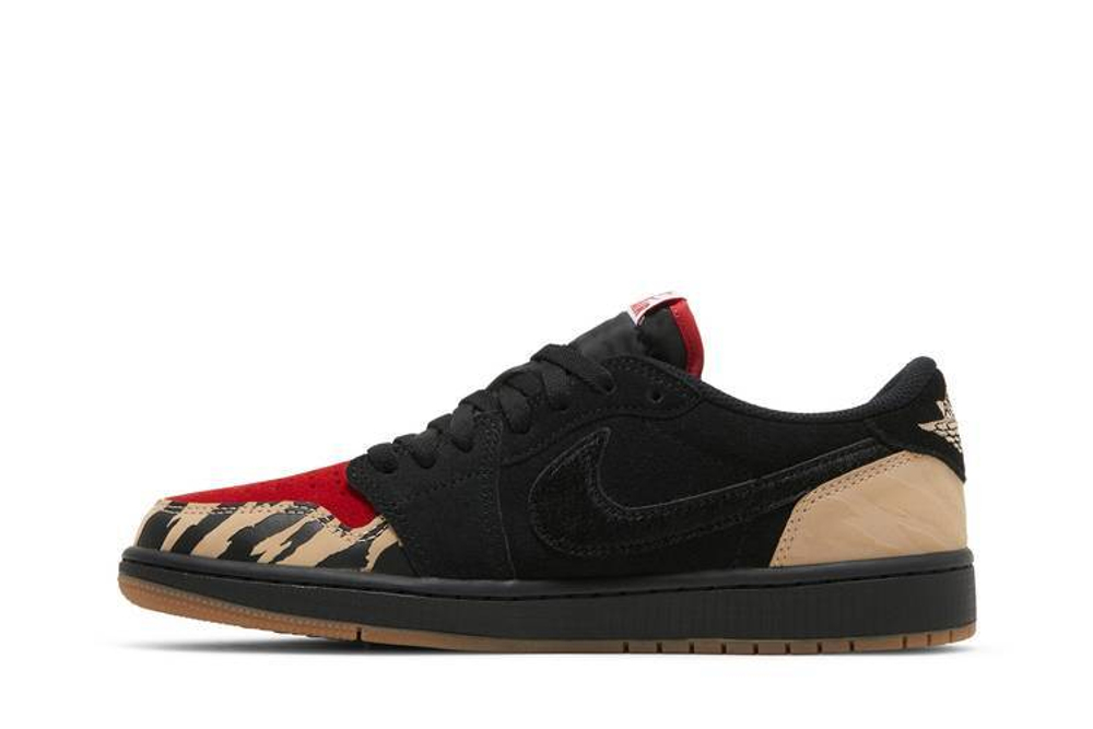 Кроссовки Solefly X Jordan Air Jordan 1 Retro Low Og Sp "Black And Sport Red"
