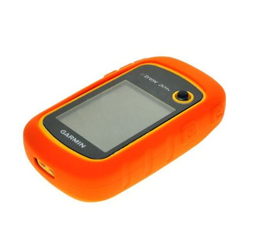 Защитный чехол бампер силиконовый для Garmin eTrex 10 20 30 10x 20x 30x 22x 32x (оранжевый)