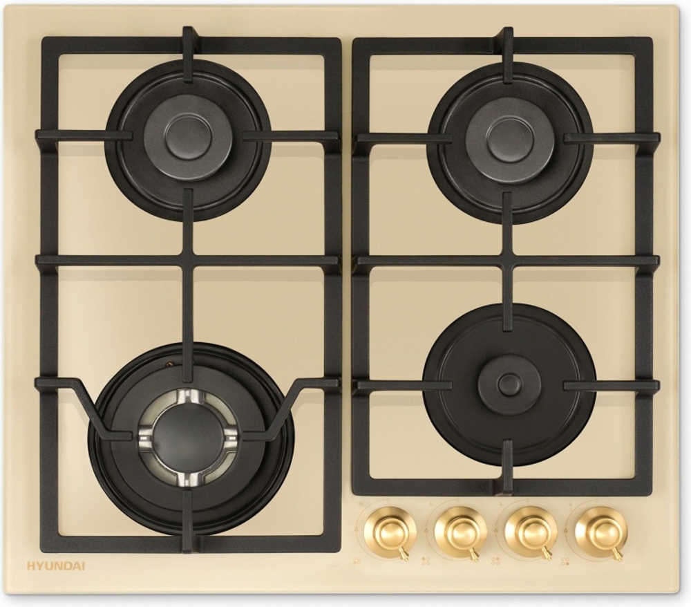 Газовая варочная панель Hyundai HHG 6436 BE