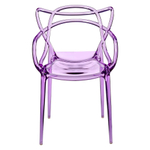 Стул Masters прозрачный сиреневый