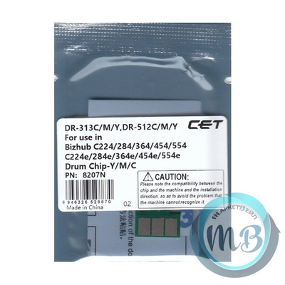 Чип драм-юнита для KONICA MINOLTA Bizhub C221/C281 (CET) CMY, 75000 стр., CET8207N