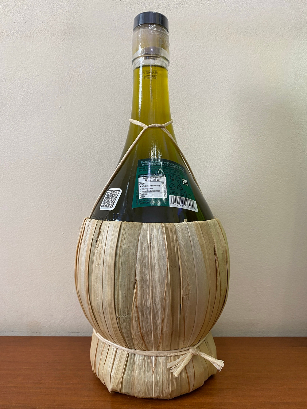 Оливковое масло BASSO Extra Virgin non filtrato, 1л, Италия