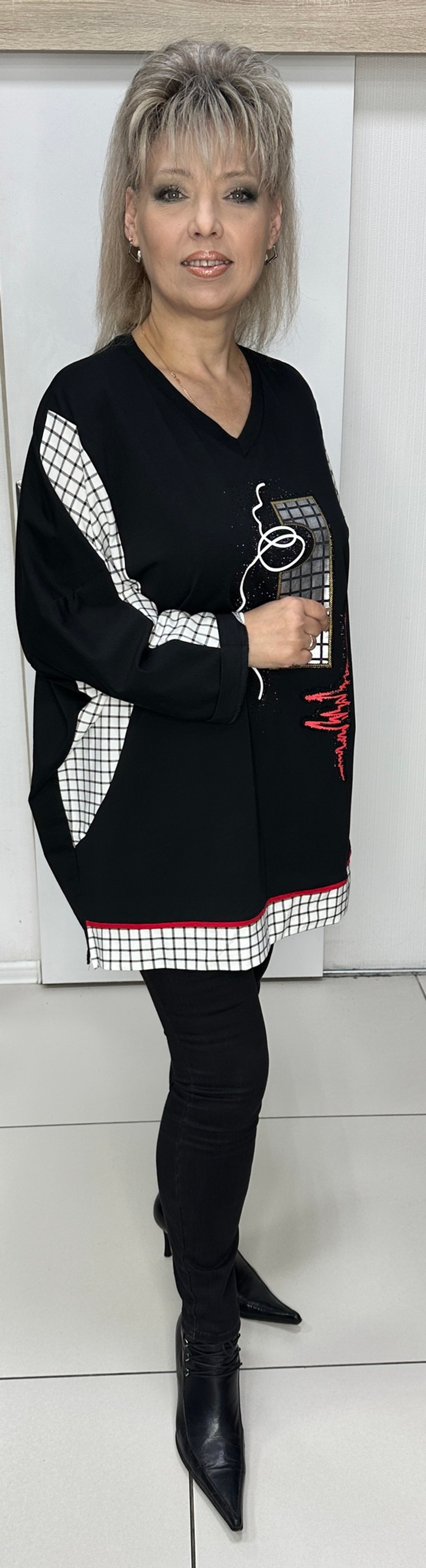 Туника "обманка" на большие размеры