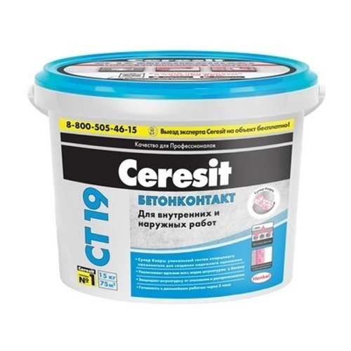 Бетонконтакт Церезит СT19 ведро 15кг