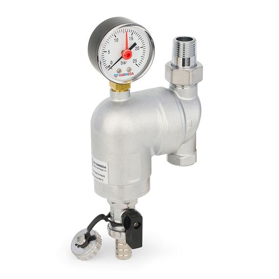 Фильтр сетчатый VARMEGA промывной, поворотный 1/2, с разъемным соединением и ВР, VM21801 купить в Москве и Московской области по низкой цене с доставкой по России — (1) Фильтр сетчатый VARMEGA промывной, поворотный 1/2, с разъемным соединением и ВР, VM21801 — (1)