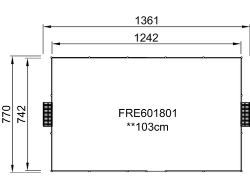 Площадка MUGA, 8x14 м