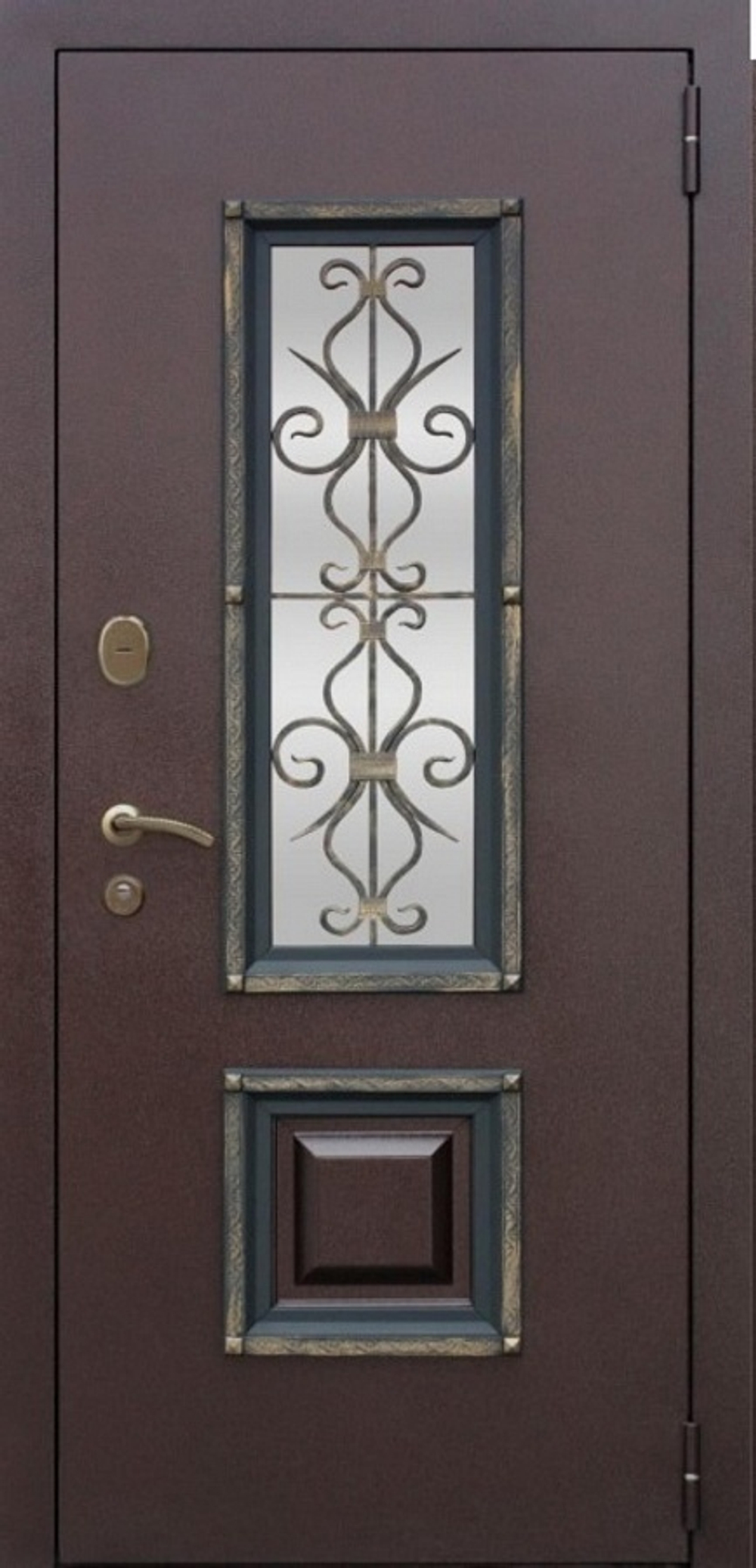 Дверь входная Венеция 2 Сандал Белый