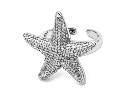 Кольцо Морская звезда, 25мм
