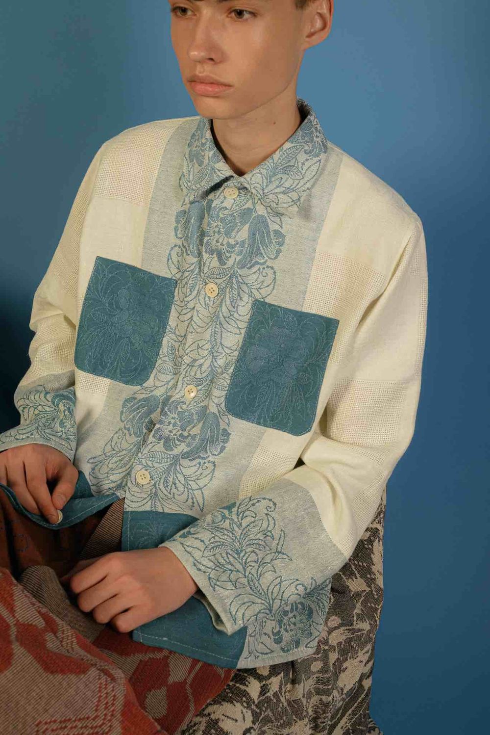 Рубашка Soeurs Aquamarine Shirt 2