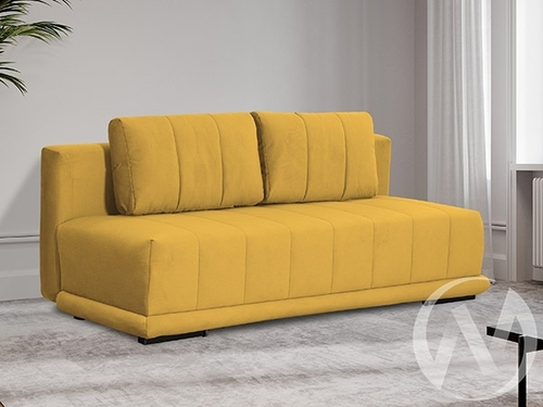 Диван прямой Флорида (БД) Карат 101 (гочично-желтый однотон)