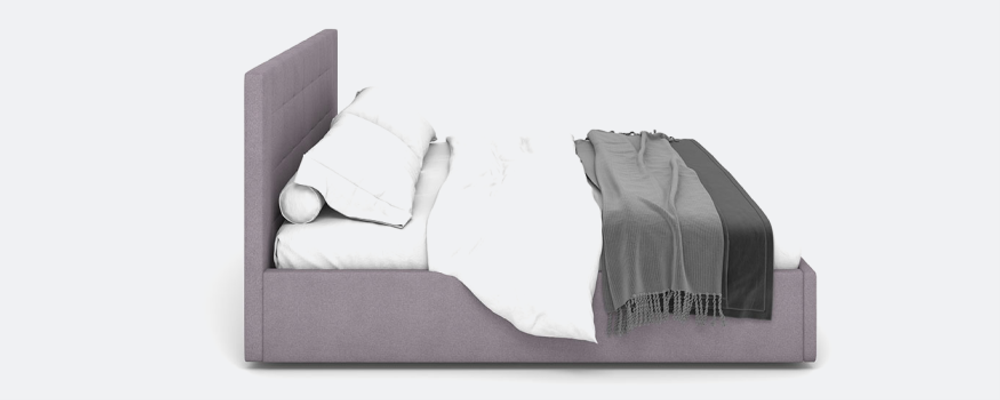 Кровать Толедо 24 (с.м.180*200) ЦП 300 Verona Stone, ВариантКроя1 /