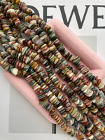 Нить бусин из яшмы 9-11мм, галтовка