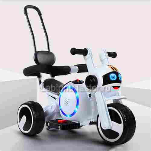 Детский электромотоцикл "Трицикл BKY-188" белый