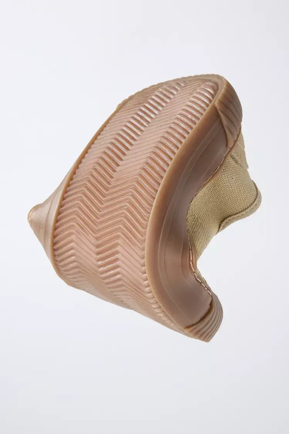 ZARA КОМФОРТНЫЕ КЕДЫ BAREFOOT, ПЕСОЧНО-КОРИЧНЕВЫЙ