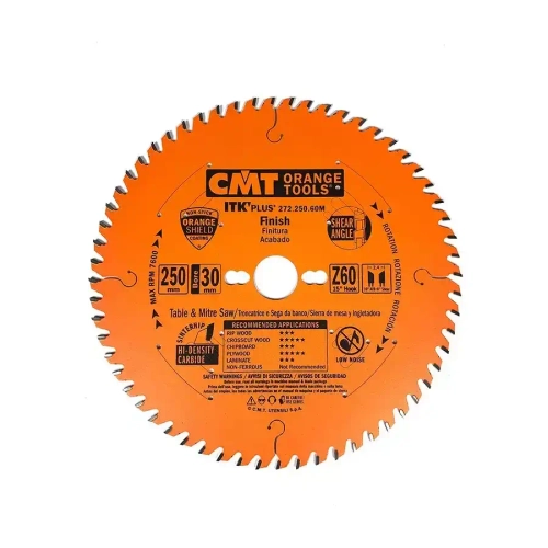 Диск пильный 250x30x2,4/1,6 Z=60 CMT 272.250.60M