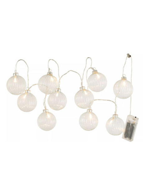 Гирлянда светодиодная "Шары" 165x6,7x6,7 см