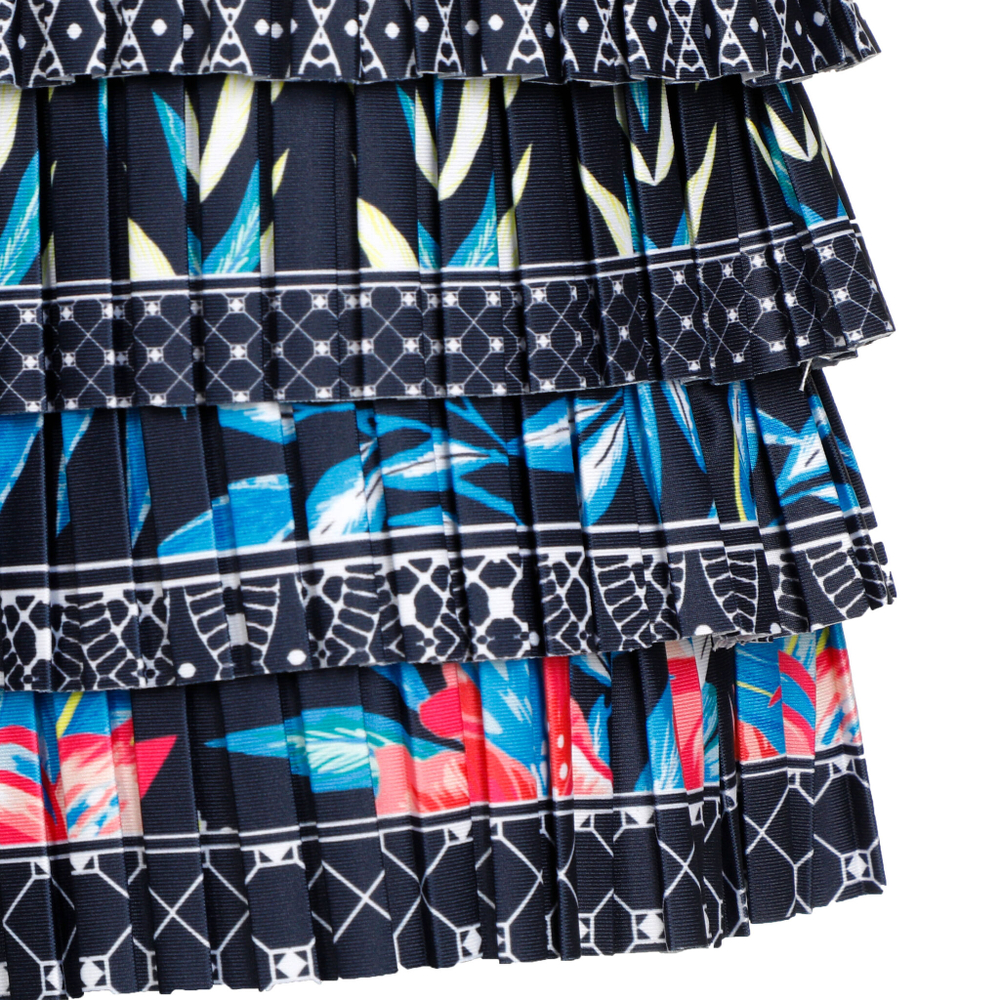 Женская теннисная юбка Lucky in Love Keepin' It Rio Pleated Skirt Women - Dark Blue, Multicoloured