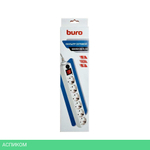 Сетевой фильтр Buro 600SH-16-5-W