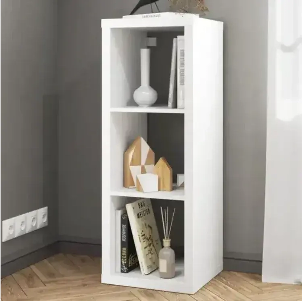 Стеллаж Фора 3, 41*38*112 см, белый