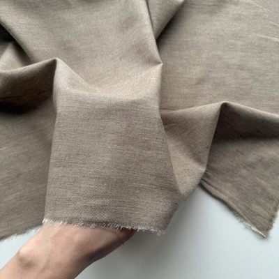 Тонкая рубашечная джинса Бежевая