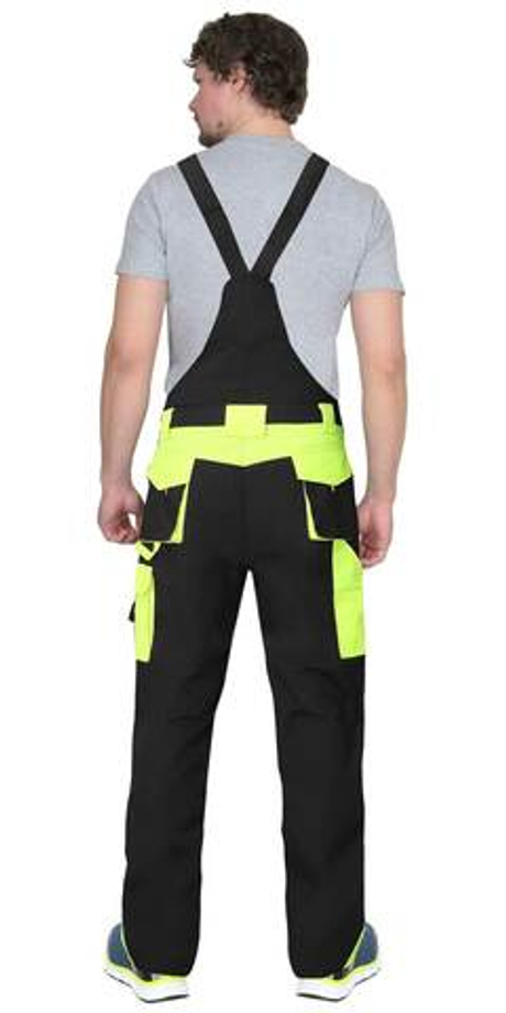 Полукомбинезон "ОНИКС" черный с лимонным