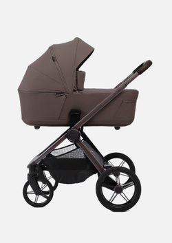 Peppy Коляска детская Monaco thermo 2 в 1 Mocca (кофе), рама серо-коричневая