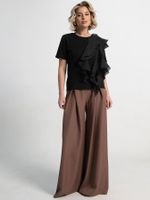 Блуза праздничная Риана ХИТ (черная) Б15078-5М LT Collection