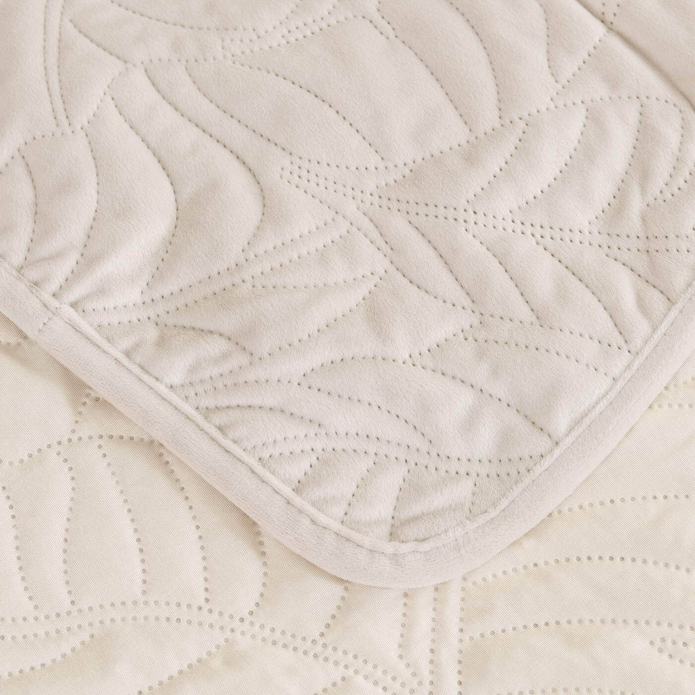 Покрывало 160х220 и наволочка 50х70 Sofi De MarkO Мелисса кремовое