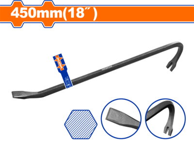 Лом-гвоздодер 450 мм (6/24) WADFOW WQB1345