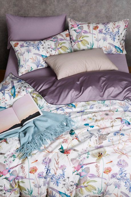 Постельное белье 2 спальное евро Luxe Dream Birds C1007E