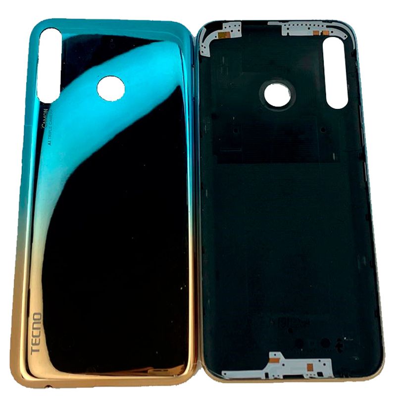Задняя крышка для TECNO Camon 12 blue синяя