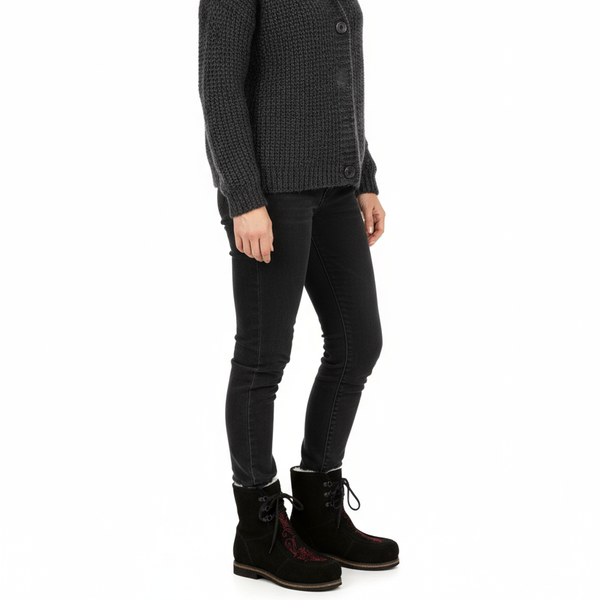 Унты-мартенсы женские из замши